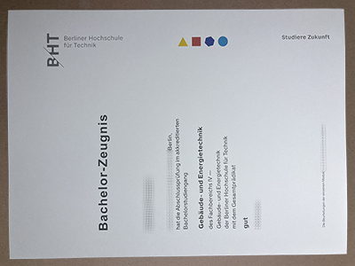 Buy Berliner Hochschule Für Technik diploma online