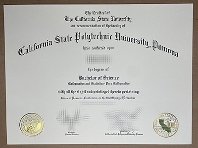 buy Cal Poly Pomona certificate