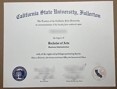 make Cal State Fullerton diploma