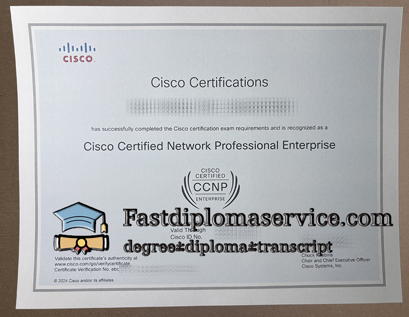 Buy CISCO fake certificate