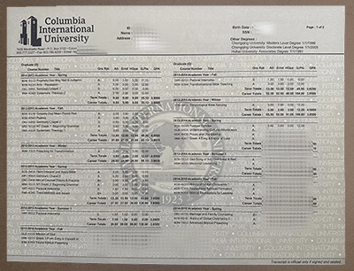 buy Columbia International University diploma, get CIU degree online