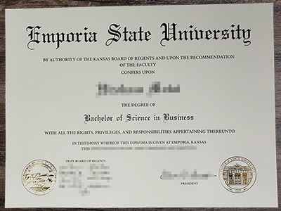 Order Emporia State University diploma
