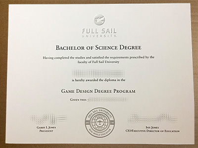 Make Full Sail University diploma