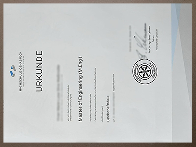 Order Hochschule Osnabruck diploma
