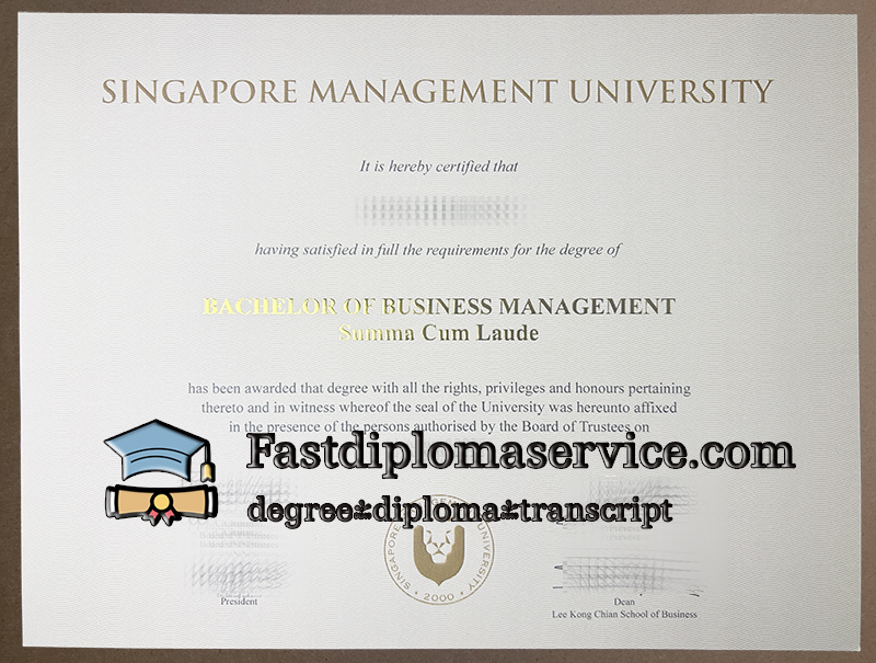 Buy Singapore Management University diploma