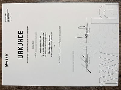 Buy HTW Saar Urkunde, get fake diploma online