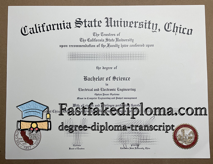 Order California State University Chico diploma