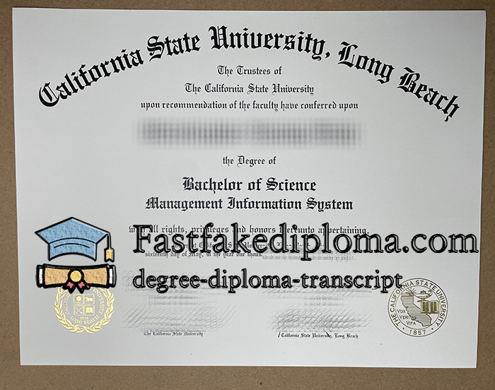 Cal State Long Beach diploma