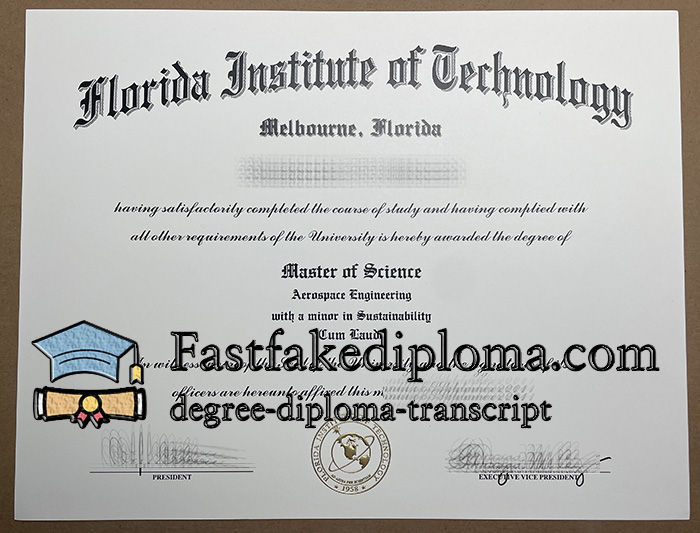 Florida Tech diploma
