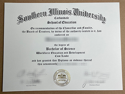 Order Southern Illinois University certificate