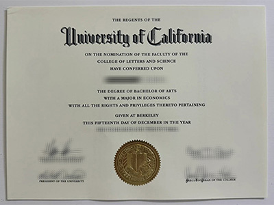 UC Berkeley diploma