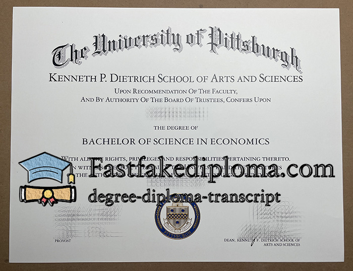 Get University of Pittsburgh diploma