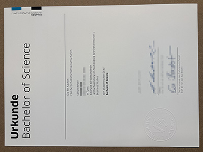 FH Aachen Urkunde