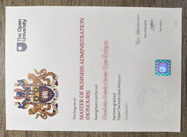 Open University certificate