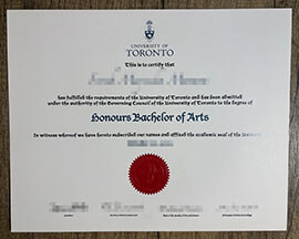 University of Toronto transcript