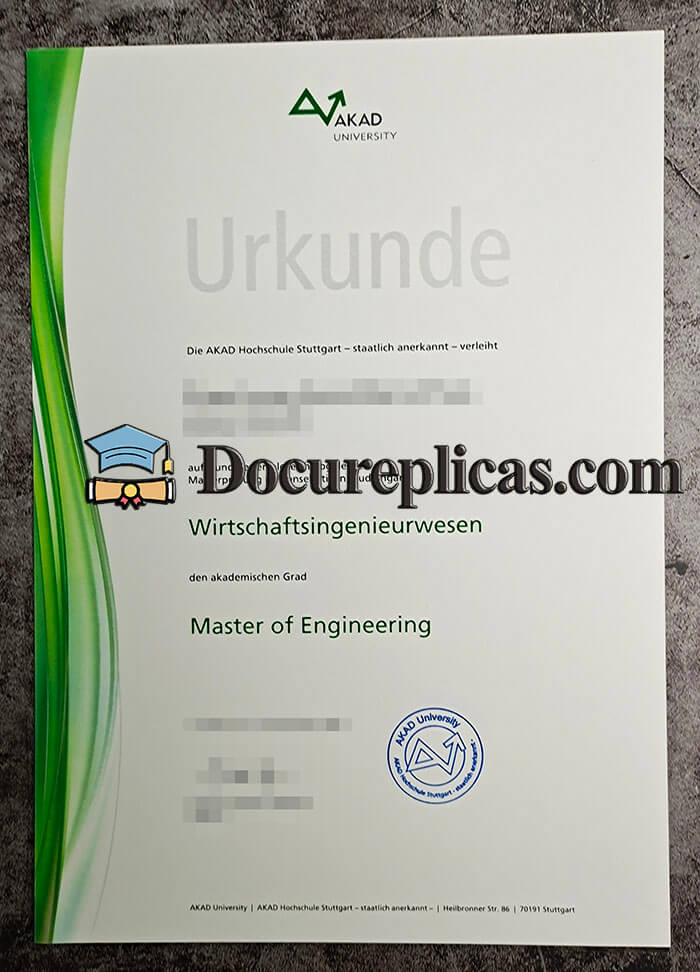 purchase realistic AKAD University diploma
