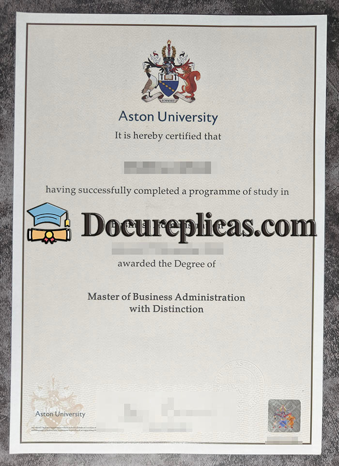 purchase realistic Aston University diploma