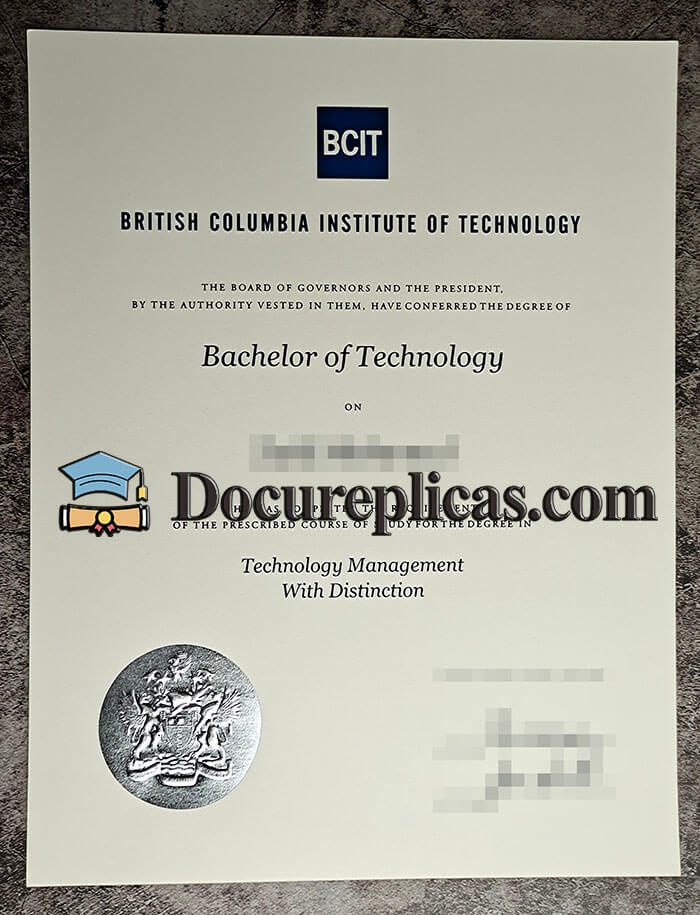 purchase realistic British Columbia Institute of Technology diploma