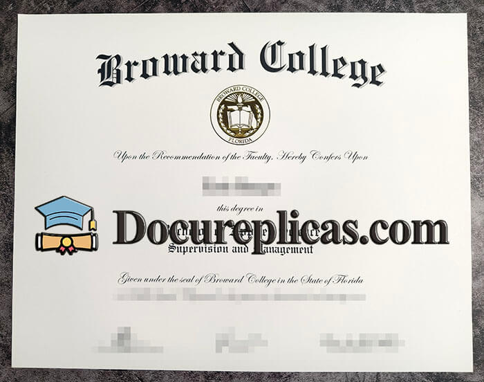 purchase realistic Broward College diploma