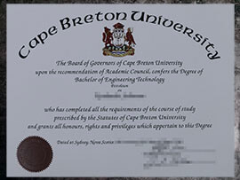 purchase realistic Cape Breton University degree