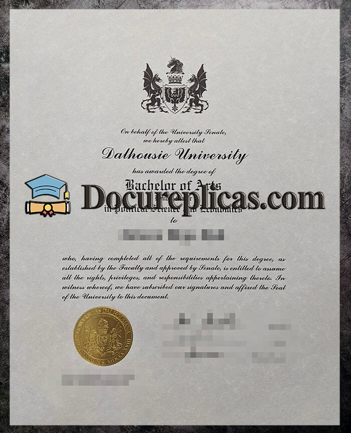 purchase realistic Dalhousie University diploma
