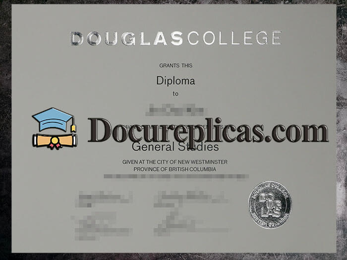purchase realistic Douglas College diploma
