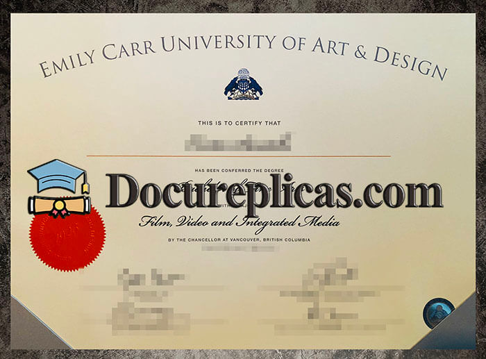 purchase realistic Emily Carr University of Art & Design diploma