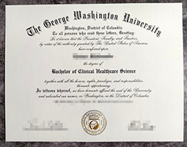 purchase realistic George Washington University degree