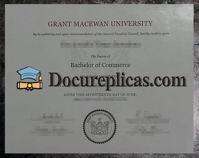 purchase realistic Grant Macewan University diploma