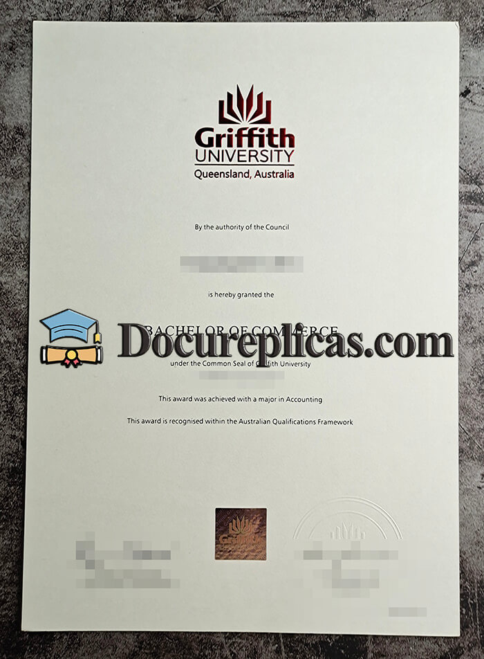 purchase realistic Griffith University diploma