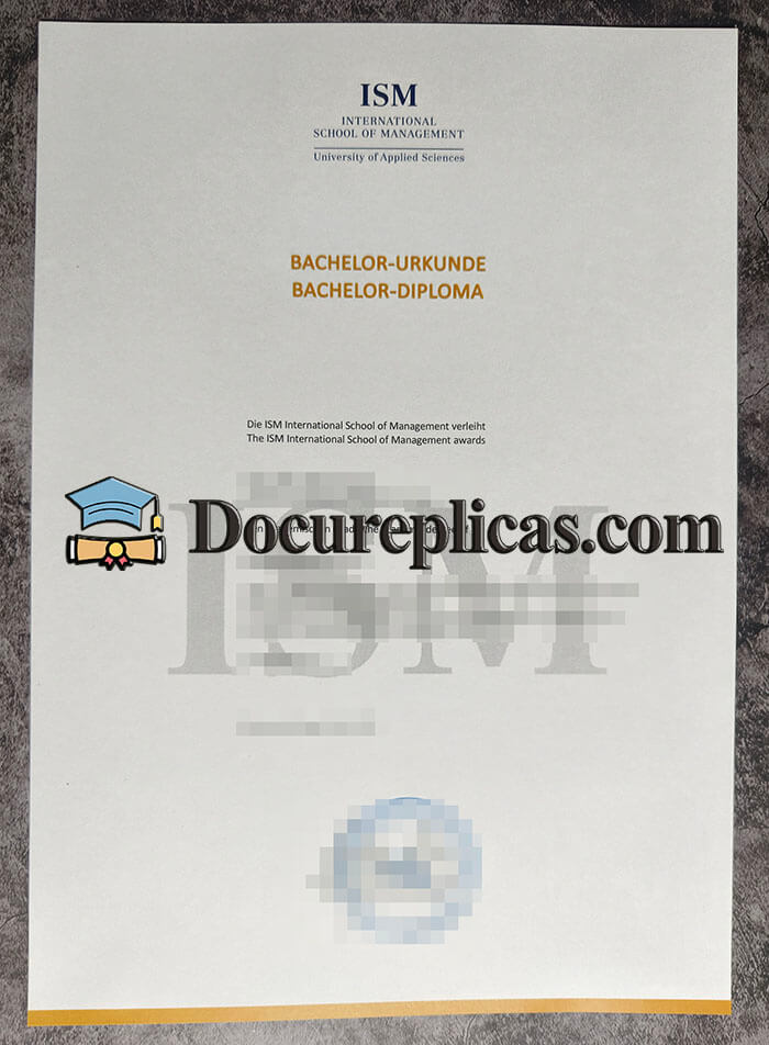 purchase realistic International School of Management diploma