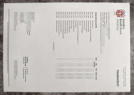 purchase realistic London South Bank University Transcript