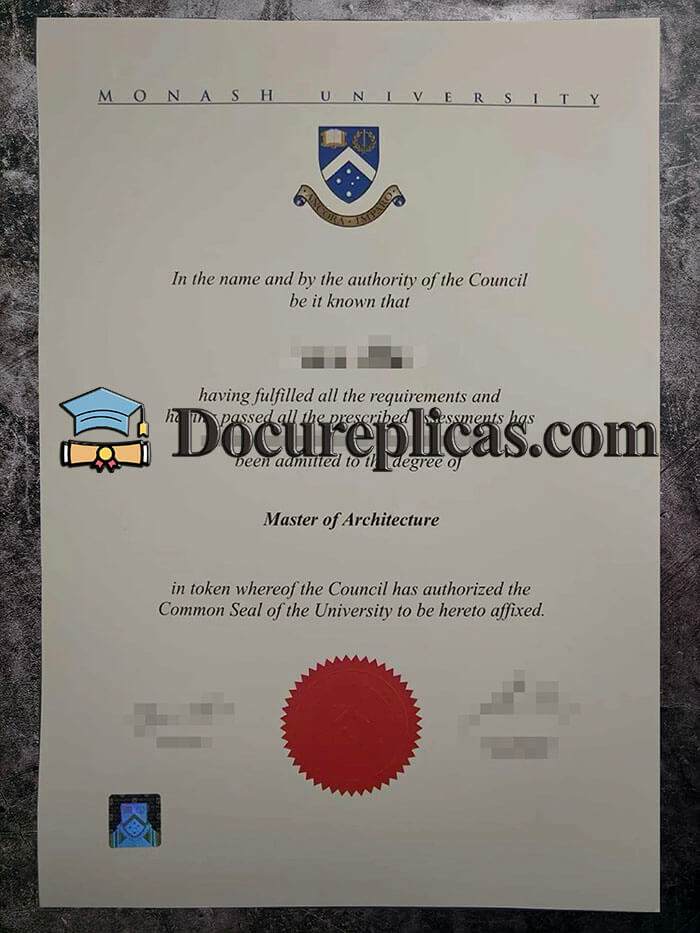 purchase realistic Monash University diploma