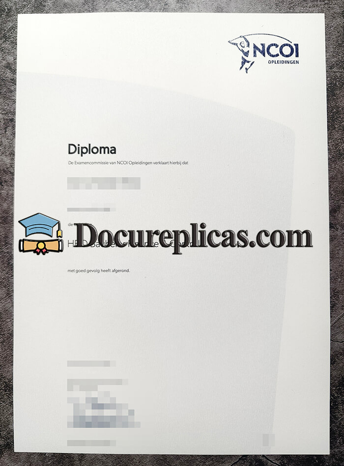 purchase realistic NCOI Opleidingen diploma