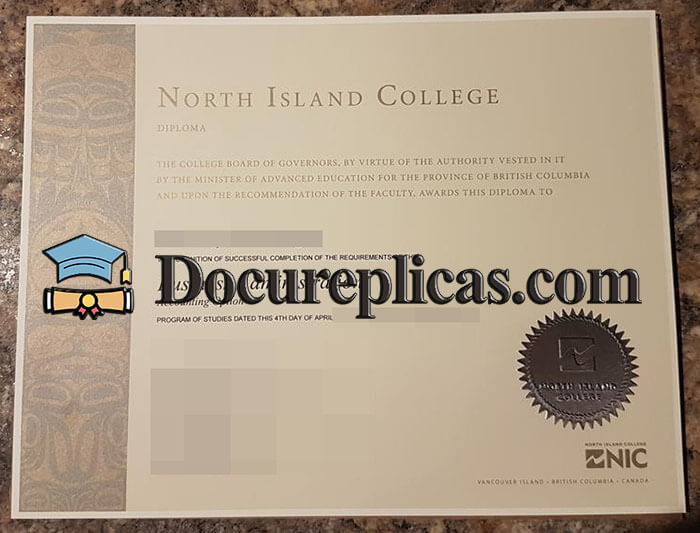 purchase realistic North Island College diploma