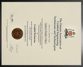 purchase realistic Ontario Association of Certified Engineering certificate