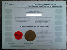 purchase realistic Ontario Certificate of Qualification