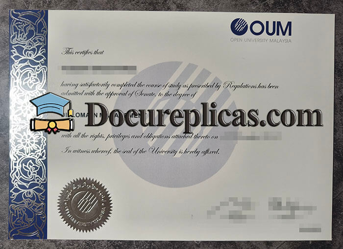 purchase realistic Open University Malaysia degree