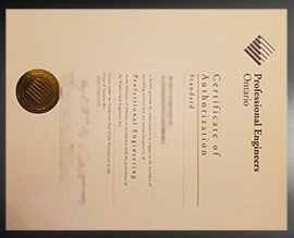 purchase realistic Professional Engineers Ontario certificate