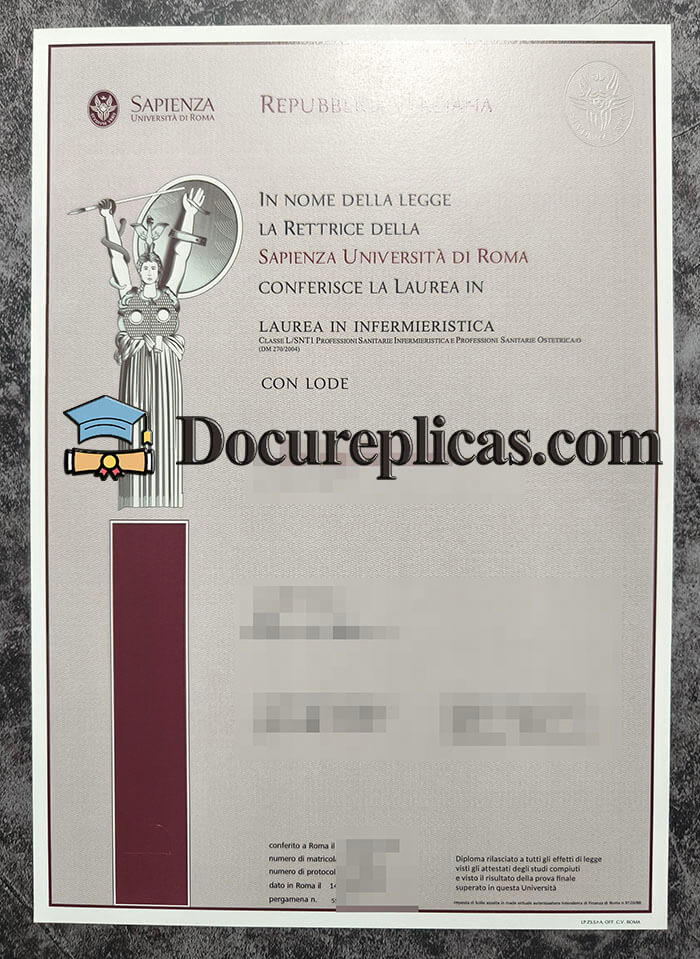purchase realistic Sapienza Universita di Roma diploma