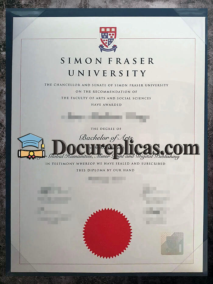purchase realistic Simon Fraser University diploma
