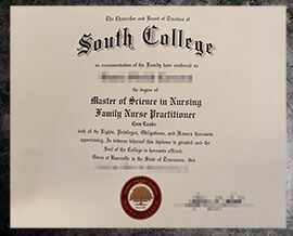 purchase realistic South College degree