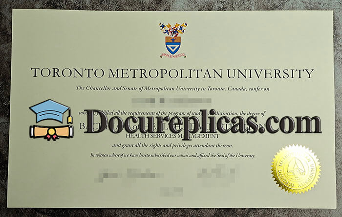 purchase realistic Toronto Metropolitan University diploma