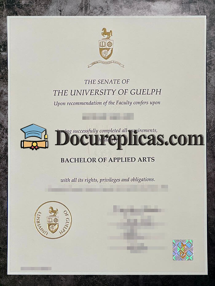 purchase realistic University of Guelph diploma