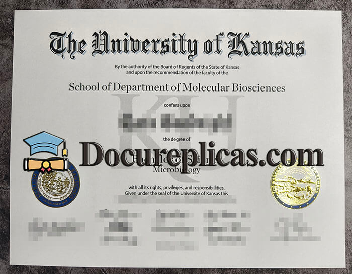 purchase realistic University of Kansas diploma