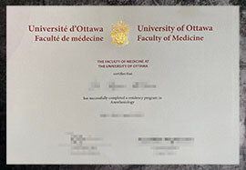 purchase realistic University of Ottawa Faculty of Medicine degree