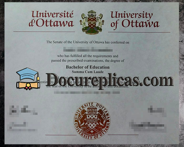 purchase realistic University of Ottawa diploma