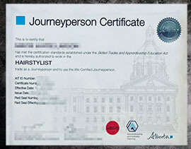 purchase realistic Alberta Journeyperson Certificate