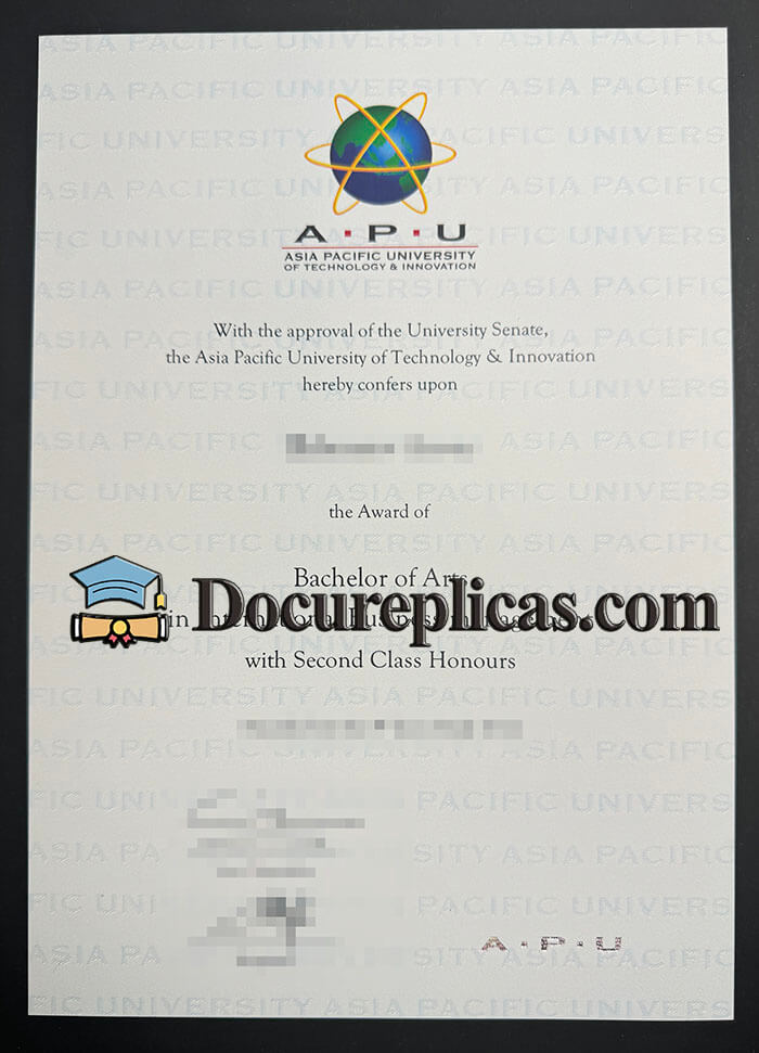 purchase realistic Asia Pacific University diploma