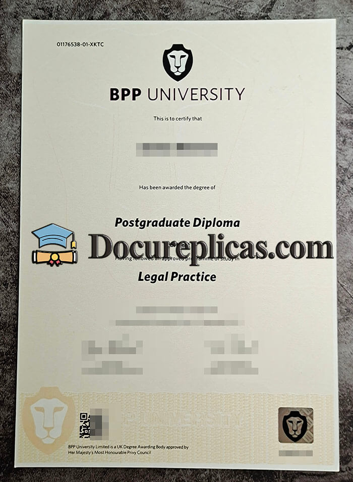 purchase realistic BPP University diploma